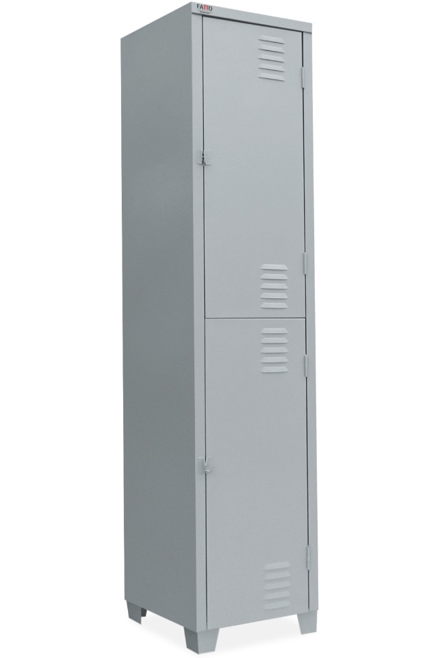 Escaninho Roupeiro de Aço 02 Portas Grandes - Chapa  #26,24 e 22