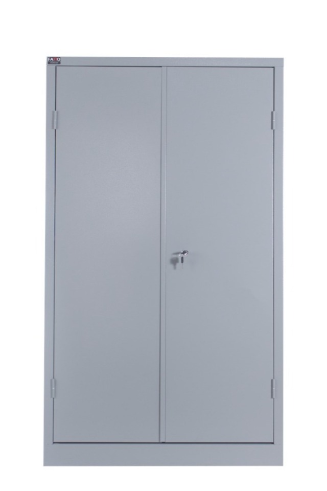 Armário de Aço Pa120 02 Portas C/4 Prateleiras Reguláveis - Chapa  #26,24 e 22