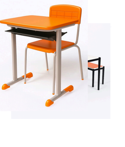 Mesa com  4 Cadeiras Maternal Fnde Mdf - Diversas Cores