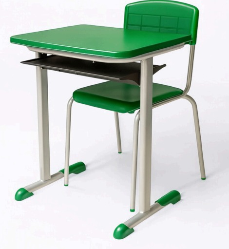 Conjunto Escolar Cja05 Juvenil Fnde Polipropileno - Diversas Cores