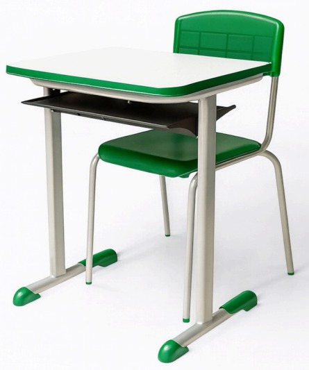 Conjunto Escolar Cja05 Juvenil Fnde Mdf - Diversas Cores