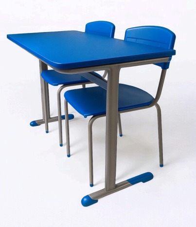 Mesa Dupla Compacta Adulta Mdf com Fórmica - Diversas Cores