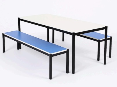 Conjunto Refeitório Adulto Mdf - Diversas Cores