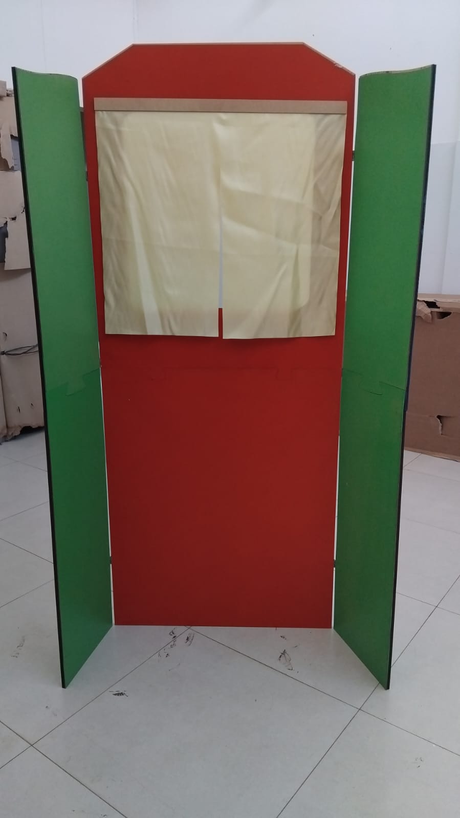 Cenário para teatro de Fantoches
