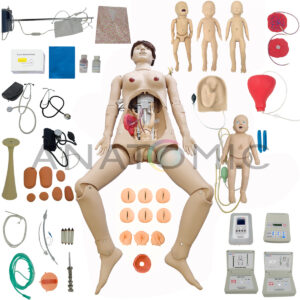 Manequim Avançado de Parturiente / Neonatal, Simulador com Rcp e Suporte de Emergência (lan Lan) - Tgd-4055-f