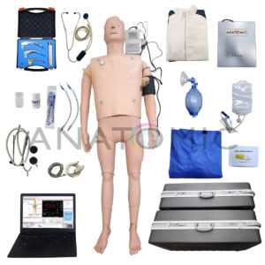 Manequim Simulador para Treino de Habilidades Clínicas em Suporte Avançado Acls e com Software (jun) -tgd-4025-x