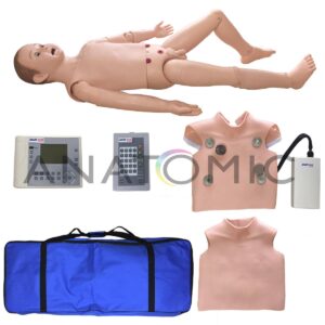 Manequim Infantil, Bissexual, Simulador para Treino de Habilidades Clínicas em Suporte Avançado Acls (tong) -tgd-4025-i