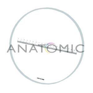 Reticulo de Medição para Microscópio 20:0,1mm - Ta-0262-a